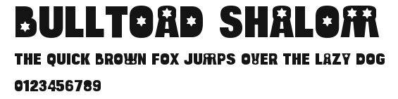 Bulltoad Shalom.ttf