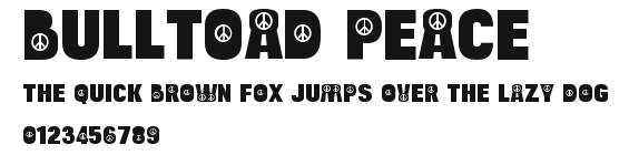 Bulltoad Peace.ttf