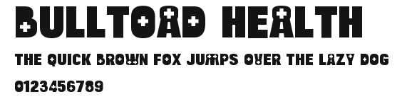 Bulltoad Health.ttf