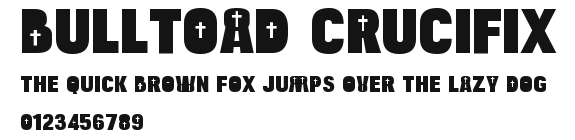 Bulltoad Crucifix.ttf