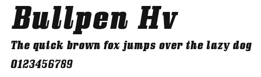Bullpen Hv.ttf