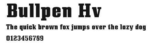 Bullpen Hv.ttf