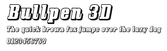 Bullpen 3D.ttf