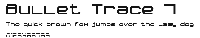 Bullet Trace 7.ttf