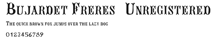 Bujardet Freres (Unregistered).ttf