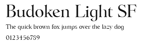 Budoken Light SF.ttf
