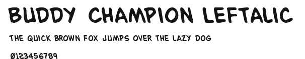 Buddy Champion Leftalic.ttf