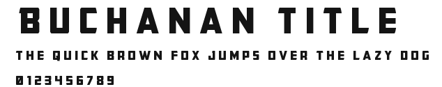 Buchanan Title Preview