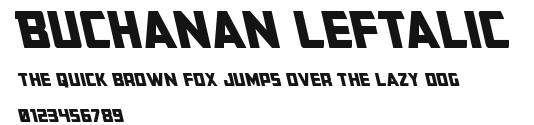 Buchanan Leftalic Preview