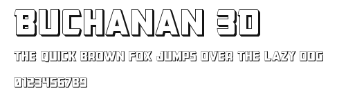 Buchanan 3D Preview