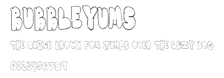 BubbleYums.ttf