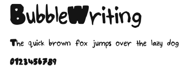 BubbleWriting.ttf