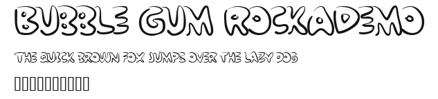 Bubble Gum RockADemo.ttf