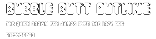 Bubble Butt Outline.ttf