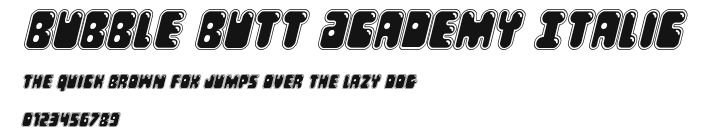 Bubble Butt Academy Italic.ttf