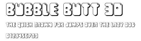 Bubble Butt 3D.ttf