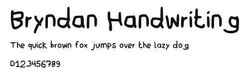 Bryndan Handwriting.ttf