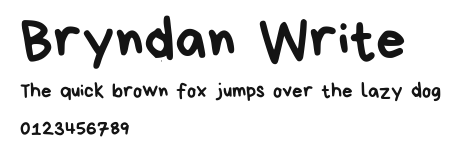 Bryndan Write.ttf