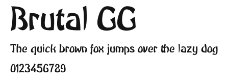 Brutal GG.ttf