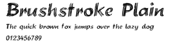 Brushstroke Plain.ttf