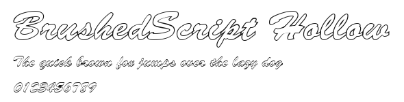 BrushedScript Hollow.ttf