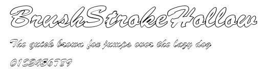 BrushStrokeHollow.ttf