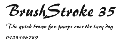 BrushStroke 35.ttf