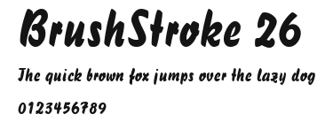 BrushStroke 26.ttf