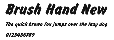Brush Hand New.otf