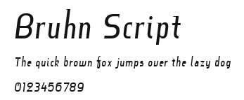 Bruhn Script.ttf