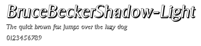 BruceBeckerShadow-Light.ttf