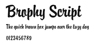 Brophy Script.ttf