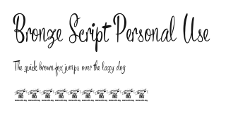 Bronze Script Personal Use.ttf