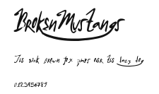 BrokenMustangs.ttf