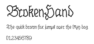 BrokenHand.ttf