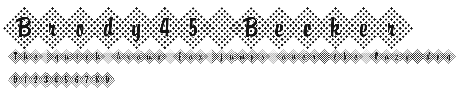 Brody45 Becker Preview