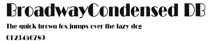 BroadwayCondensed DB.ttf
