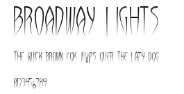 Broadway lights .ttf