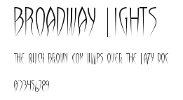Broadway lights.ttf