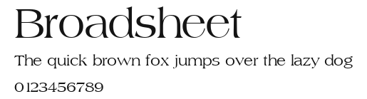 Broadsheet.ttf