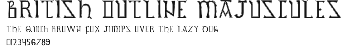 British Outline Majuscules.ttf