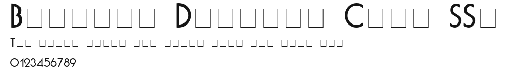 Brioche Display Caps SSi.ttf