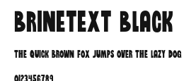 Brinetext Black Preview