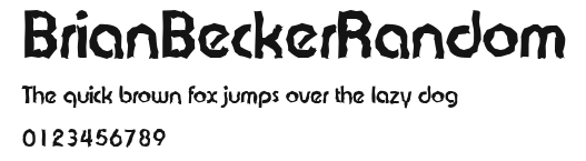 BrianBeckerRandom.ttf
