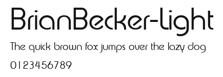 BrianBecker-Light.ttf