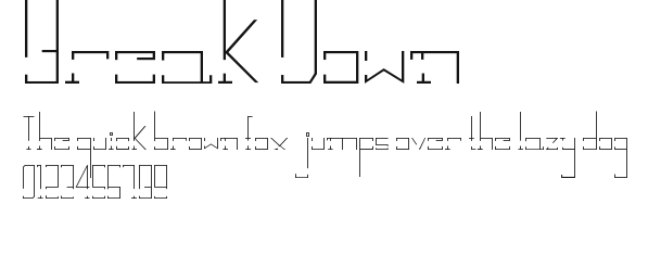 Break Down Preview