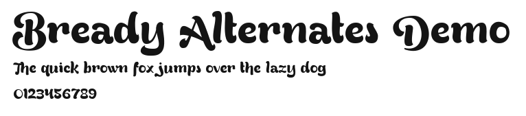 Bready Alternates Demo Preview