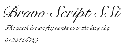 Bravo Script SSi Preview