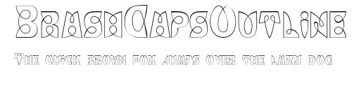 BrashCapsOutline Preview