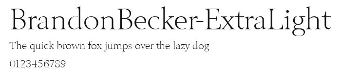 BrandonBecker-ExtraLight.ttf